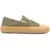 Maison Margiela Mm6 Canvas Slip On Sneakers With Contrasting Details Green
