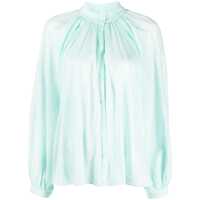 Camasi Forte_Forte Cotton Silk Voile Bohemian Shirt Femei