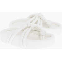 Sandale fara toc Mm6 Faux Leather Thong Sandals With Knotted Design Femei