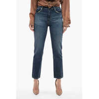 Blugi drepti Dark Wash Asago Straight Fit Denims 18Cm Femei