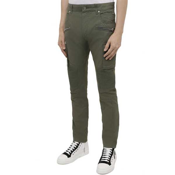 Pantaloni Balmain Balmain Cargo Pants Green Barbati (BM 13520024) 2