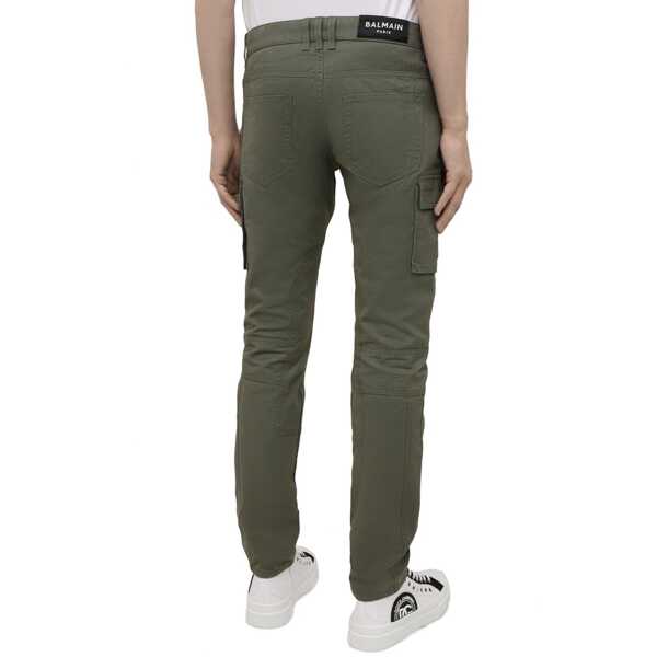 Pantaloni Balmain Balmain Cargo Pants Green Barbati (BM 13520024) 3