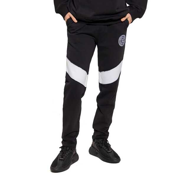 Pantaloni de trening Balmain Balmain Logo Sweatpants Black Barbati (BM 13520030) 2