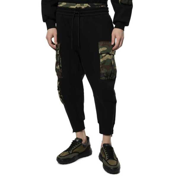 Pantaloni de trening Dolce & Gabbana Dolce & Gabbana Camo Sweatpants Black Barbati (BM 13520039) 2