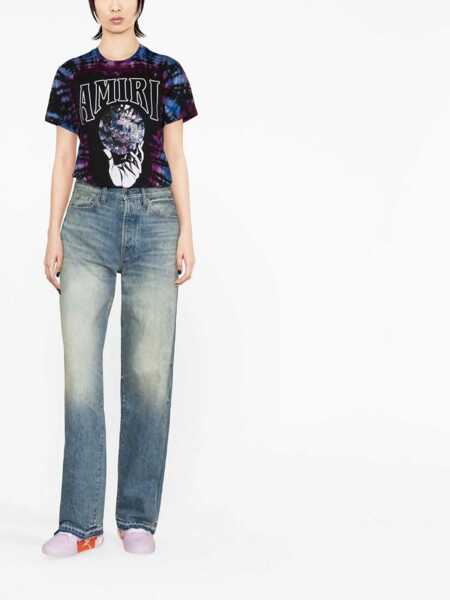 Blugi drepti AMIRI High Waisted Wide Straigh Fit Jeans 23Cm Blue Femei (BM 13522259) 2