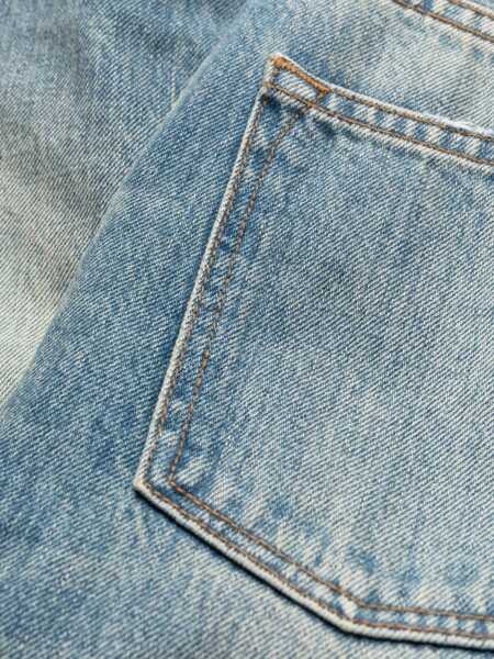 Blugi drepti AMIRI High Waisted Wide Straigh Fit Jeans 23Cm Blue Femei (BM 13522259) 5