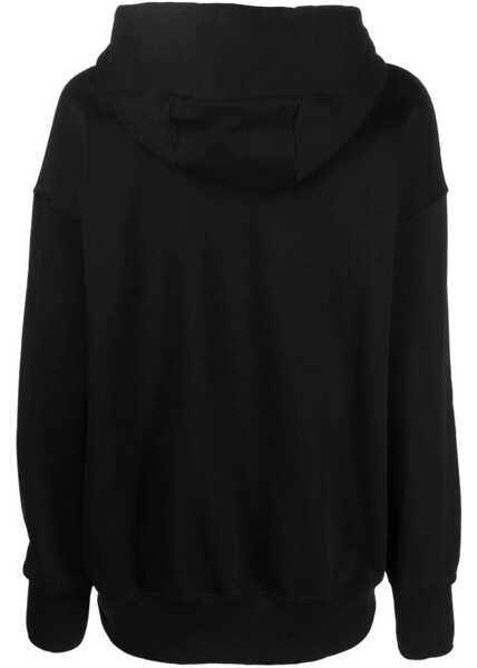 Bluze de trening Nike Fleeced-Cotton Blend Hoodie With Contrasting Logo Black Femei (BM 13522742) 2