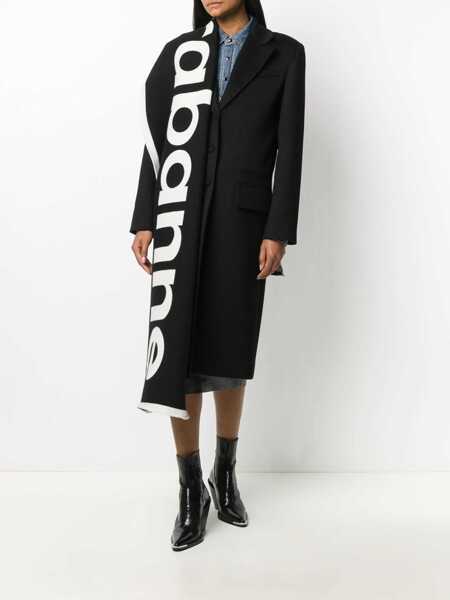 Esarfe RABANNE Rabanne Wool And Silk Scarf Black Femei (BM 13525739) 3