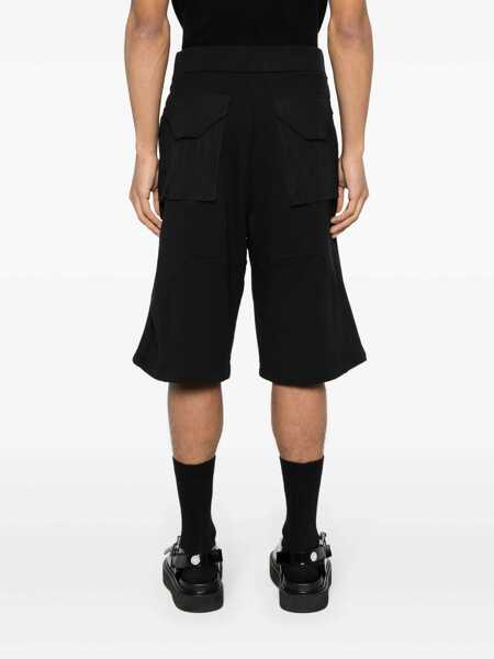 Pantaloni A-COLD-WALL A-Cold-Wall Overlay Cargo Bermuda Shorts Black Barbati (BM 13545887) 4