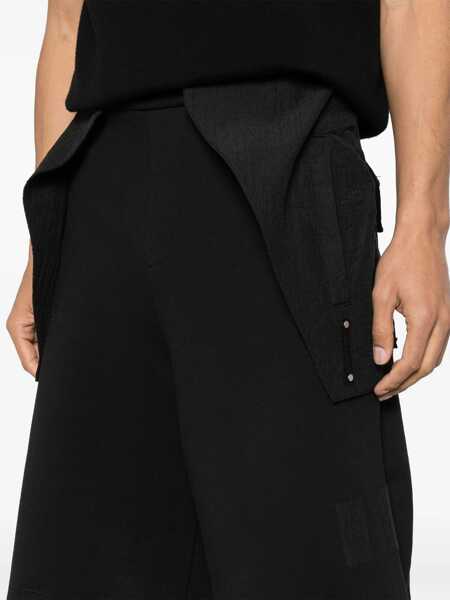 Pantaloni A-COLD-WALL A-Cold-Wall Overlay Cargo Bermuda Shorts Black Barbati (BM 13545887) 5