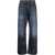Palm Angels Workwear Monogram Jeans BLUE
