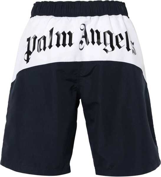 Bermude Palm Angels Overlogo Swimshorts BLUE Barbati (BM 13551857) 2