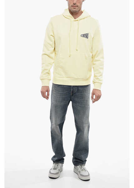 Bluze de trening Diesel Solid Color S-Ginn-Hood-K31 Hoodie With Contrasting Logo Yellow Barbati (BM 13551968) 4