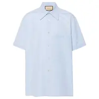 Camasi Gucci Short Sleeve Cotton Shirt Barbati