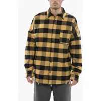 Jachete Buffalo Check Overshirt With Patch Breast Pocket Barbati