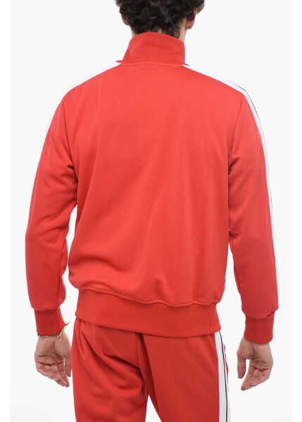 Bluze de trening Palm Angels Track Sweatshirt With Contrasting Bands Red Barbati (BM 13568342) 2