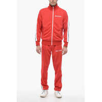 Topuri Palm Angels pentru Barbati - Bluze de trening Palm Angels Track Sweatshirt With Contrasting Bands Red Barbati (BM 13568342) - B-mall.ro