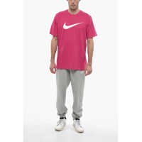 Tricouri Nike pentru Barbati - Tricouri Nike Crew-Neck Icon Swoosh T-Shirt With Print On The Front Pink Barbati (BM 13568738) - B-mall.ro