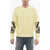 Diesel Honeycomb Motif S-Ginaffle Crew-Neck Sweatshirt Yellow
