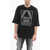 Diesel Honeycomb Motif Short Sleeve S-Coolwaf Crew-Neck Sweatshirt Black