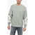 Diesel Honeycomb Motif S-Ginaffle Crew-Neck Sweatshirt Green