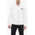 Diesel Solid Color S-Ginn Sweatshirt With Hood And Zip Closure White