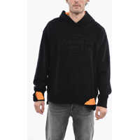 Bluze de trening Vintage-Effect S-Macrot Hoodie With Maxi Fleeced Logo Barbati