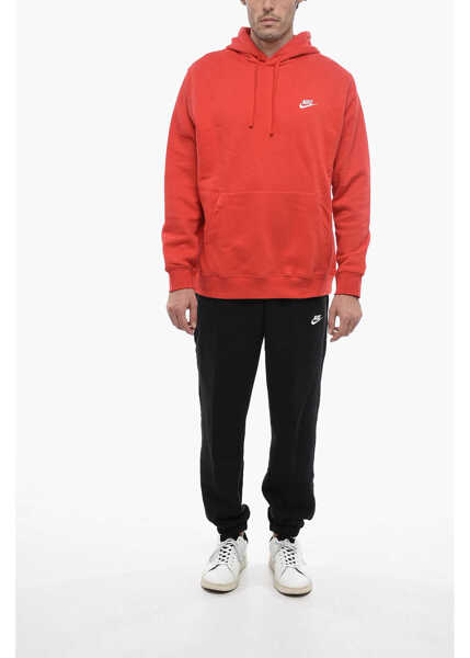 Bluze de trening Nike Solid Color Hoodie With Maxi Patch Pocket Red Barbati (BM 13569344) 4