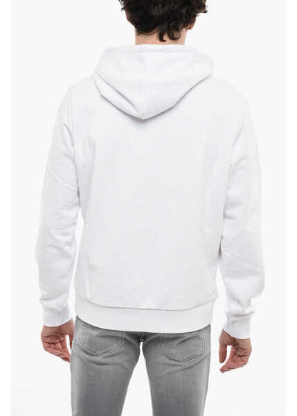 Bluze de trening Diesel Solid Color S-Ginn-Hood-K31 Hoodie With Contrasting Logo White Barbati (BM 13569371) 2