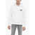Diesel Solid Color S-Ginn-Hood-K31 Hoodie With Contrasting Logo White