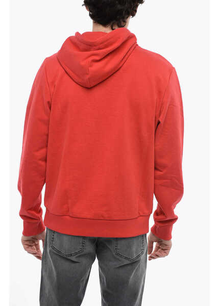 Bluze de trening Diesel Solid Color S-Ginn-Hood-K33 Hoodie With Patch Pocket Red Barbati (BM 13569635) 2