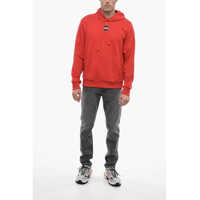 Bluze de trening Diesel pentru Barbati - Bluze de trening Diesel Solid Color S-Ginn-Hood-K33 Hoodie With Patch Pocket Red Barbati (BM 13569635) - B-mall.ro