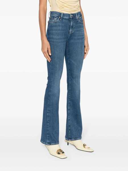 Blugi drepti 7 For All Mankind Cropped womens jeans. Blue Femei (BM 13581626) 3