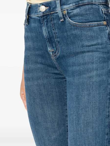 Blugi drepti 7 For All Mankind Cropped womens jeans. Blue Femei (BM 13581626) 5