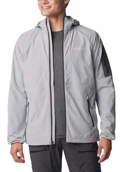 Jachete Columbia Tall Heights Hooded Softshell Jacket Grey Barbati (BM 13582277) 2
