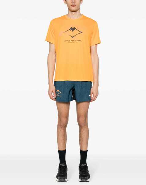 Tricouri ASICS Fujitrail Logo SS Top Green Barbati (BM 13582307) 2