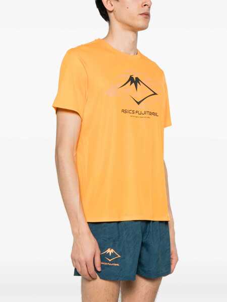 Tricouri ASICS Fujitrail Logo SS Top Green Barbati (BM 13582307) 3