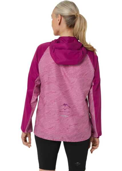 Jachete ASICS Fujitrail Packable Windbreaker Purple Femei (BM 13582319) 3