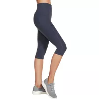 Colanti fitness Dama - Colanti fitness SKECHERS Go Walk High Waisted Capri Leggins Navy Femei (BM 13582529) - B-mall.ro