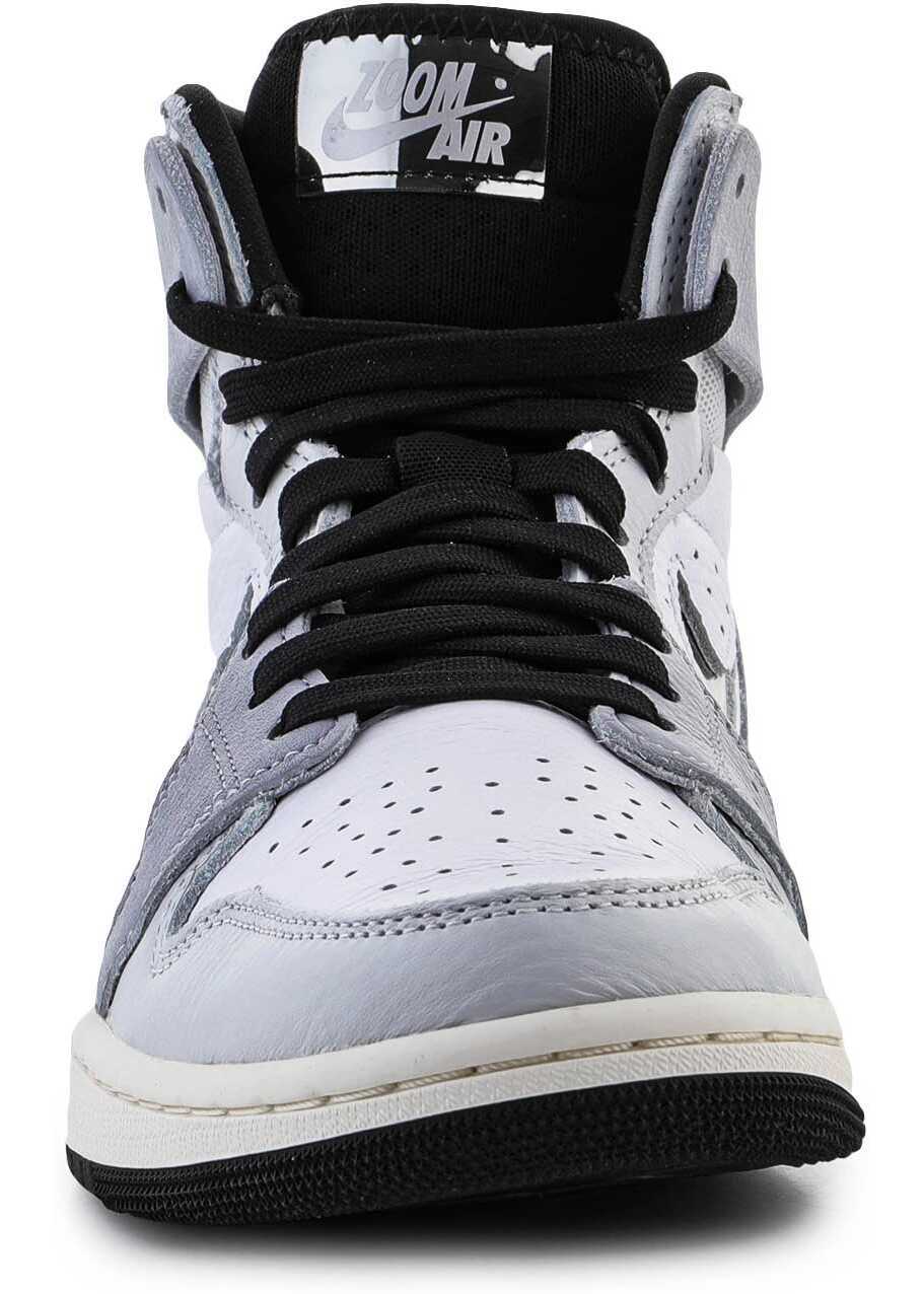 Sneakers Nike Air Jordan 1 Zoom CMFT 2 Wmns White/Metallic Silver/Black Grey/Black Femei (BM 13582571) 2