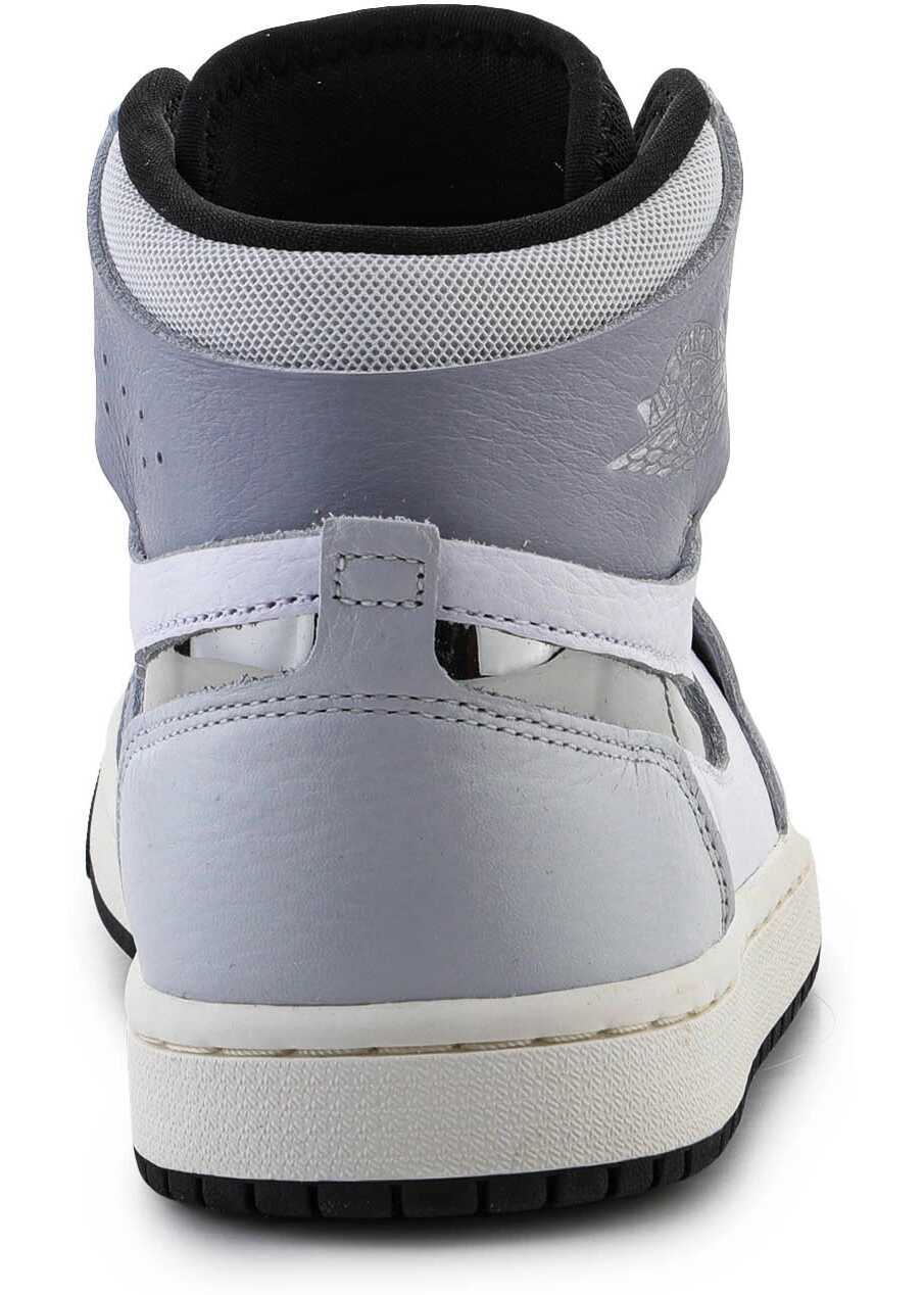 Sneakers Nike Air Jordan 1 Zoom CMFT 2 Wmns White/Metallic Silver/Black Grey/Black Femei (BM 13582571) 5