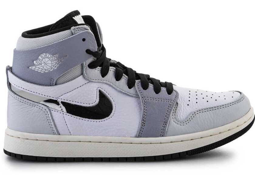 Sneakers Nike Air Jordan 1 Zoom CMFT 2 Wmns White/Metallic Silver/Black Grey/Black Femei (BM 13582571) 6