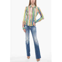 Camasi casual Dama pagina 4 - Camasi casual DSQUARED2 Multicolored Jersey Shirt With Standard Collar Multicolor Femei (BM 13583525) - B-mall.ro