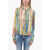 DSQUARED2 Multicolored Jersey Shirt With Standard Collar Multicolor