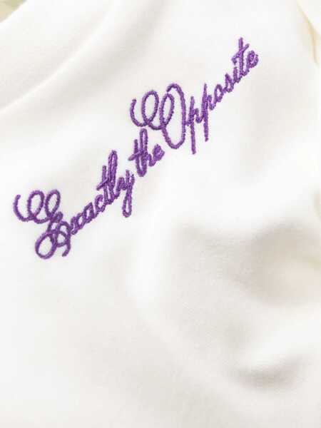 Rochii scurte Off-White Draped Satin Skirt Exactly The Opposite Tee Dress Light Blue Femei (BM 13583624) 5