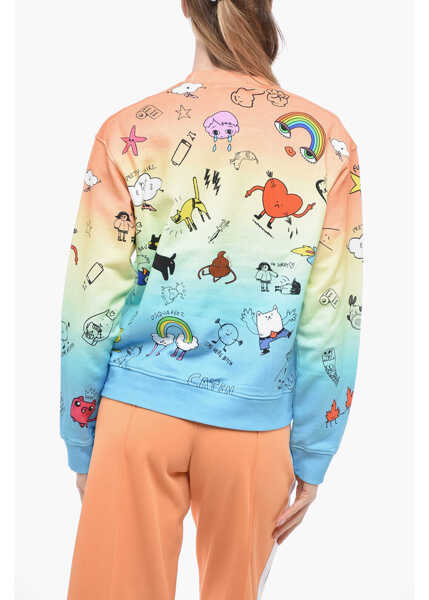 Bluze de trening DSQUARED2 Crew Neck Degrad Cotton Printed Sweatshirt Multicolor Femei (BM 13584107) 2