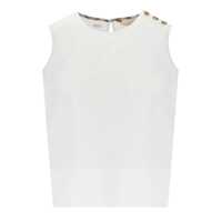 Maiouri & body-uri BARBOUR BATHGATE WHITE TOP Femei