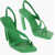 Bottega Veneta Rubber Jimbo Sandals Heel 11 Cm Green