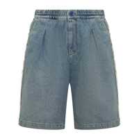 Pantaloni Marcelo Burlon Marcelo Burlon County Of Milan Shorts Stone Medium