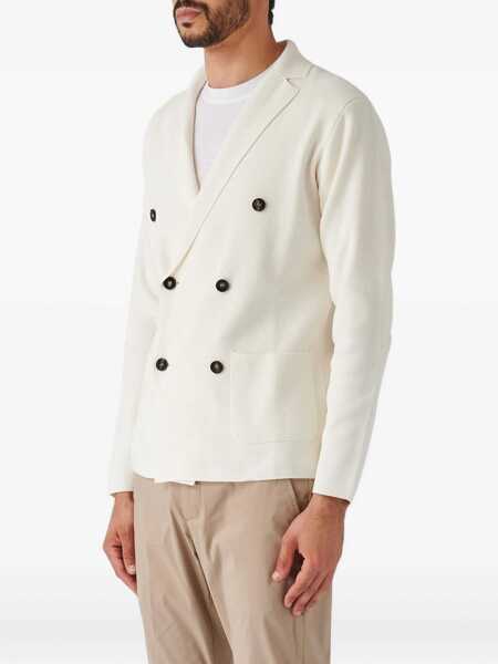 Geci FILIPPO DE LAURENTIIS Filippo De Laurentiis Double Breasted Jacket Clothing WHITE Barbati (BM 13606769) 3